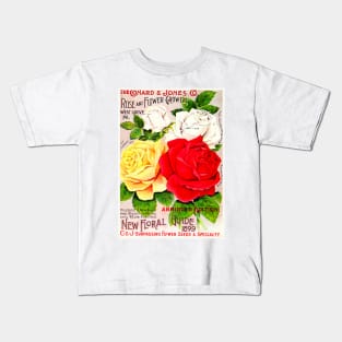 The Conard and Jones Co. Rose and Flower Catalogue Kids T-Shirt